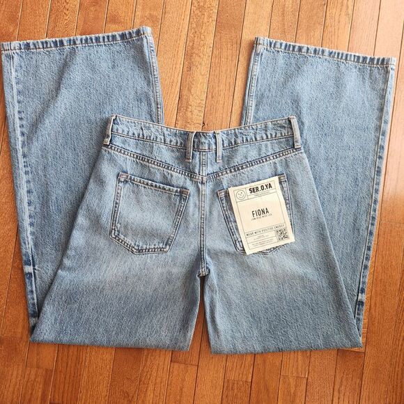 SER.O.YA Fiona Low Rise Wide Leg Jeans - Picture 10 of 12